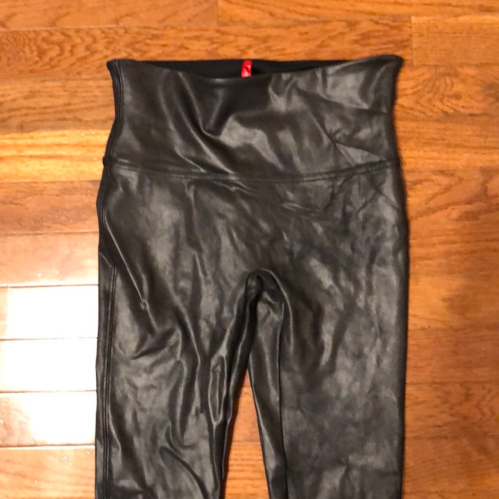 Spanx faux leather leggings